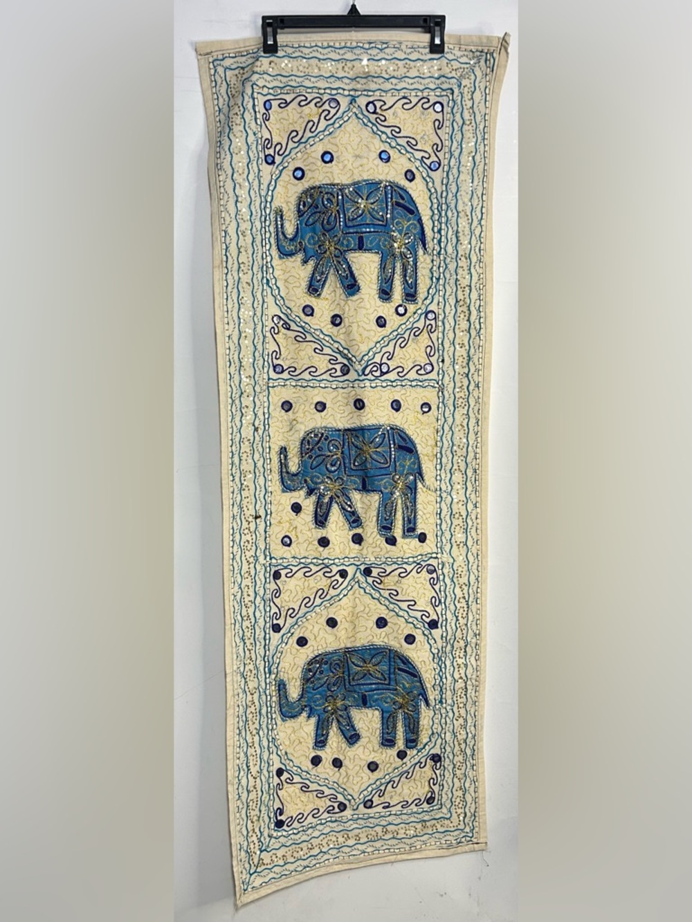 5 for $25🔥58" X‎ 20" Embroidered Elephants Table Runner